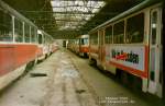 dresden-tatras-museumswagen-und-alles-andere Deutschland - Dresden - Depot Trachenberge, 1991