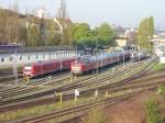 Bahnbetriebswerk Leipzig HBF Süd stehen zwei mal 612er, Burgenland VT, ... Bahnbetriebswerk Leipzig HBF Süd stehen zwei mal 612er, Burgenland VT, ...