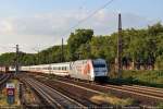 101 144 zog am Abend des 06.08.2010 den IC 1921 ...