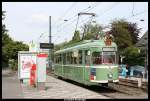 Der Wagen 114 an der Haltestelle Uni-Kliniken. 15.05.2010  ...