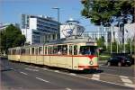 dusseldorf GT8 2664 + Bw 1679 auf der Grafenberger Allee (15. Juni 2010)