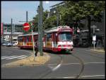 dusseldorf GT8S 3051 bei der Haltestelle D�sseldorf Hbf, 08.07.2010