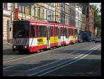 GT10 NC-DU 1017 mit Werbung f�r Weru in Platanenhof, 23.06.2010 ...