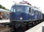 E 18 Hallenser E18 047 brachte am 27.Juni 2009 einen Sonderzug von Halle(Saale) bis nach Bergen/R�gen.