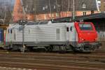 Captrain E37 531 sonnt sich am 27.2.10 in D�sseldorf-Rath  ...