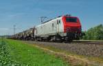 E 37 Und da aller guten Dinge drei sind, kam am 08.07.2010 noch die E 37 520 mit Kesselwagenzug durch's Haunetal in Richtung Norden.