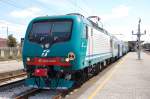 FS/Trenitalia-Lok E.464.266 in Ravenna ...  Tomas Kowalski 31.10.2011