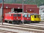 Vor dem Bw. Samedan - Ge 4/4 I 609 + ...