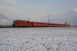 Ge 4/4 II 622 f�hrt am 14.2.10 mit dem RE ...