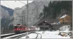 e-loks-ge-4-4-ii RE1236 mit Ge 4/4 II 622 'Arosa' in Valendas-Sagogn. (09.03.2010)