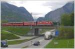 RE 1228 mit Ge 4/4 II 623 Bonaduz f�hrti n ...
