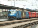 e-loks-ge-4-4-iii Schnellzug nach Disentis/Must�r bei der Einfahrt in Landquart.23.02.10