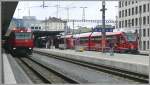 RE1152 aus St.Moritz mit Ge 4/4 III 651 Fideris ist ...