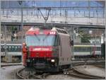 e-loks-ge-4-4-iii Ge 4/4 III 642 'Breil/Brigels* rangiert in Chur. (18.06.2010)