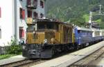 RhB Ge 6/6 bei der durchfahrt in Klosters Dorf. ... RhB Ge 6/6 bei der durchfahrt in Klosters Dorf. ...