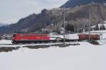 Ge 6/6 II 705 ...  Sandro Gadola 06.03.2011