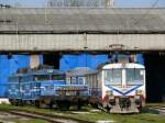 e14000 Vor dem Depo Istanbul-Haydarpasa steht hier E14055.
Links stehen die E40009 und eine weitere Lok dieser inzwischen au�er Dienst gestellten Reihe.
11.04.09
