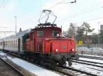 SBB - Rangierlok Ee 3/3 16402 als Mobile Heizlok im ...