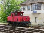 SBB - Rangierlok Ee 3/3 16451 vor dem alten Stellwerk ...
