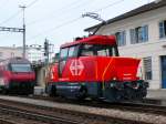 Ee 922 Neuer Rangierlok vom Stadler Ee 922 002-1 in Romanshorn am 28.02.2010