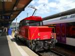 Ee 922 Ee 922 002-1 am 25.7.2010 in Romanshorn, wo das ''Papa-Mobil'' zum umstellen der EW4-Module f�r die IC-Dosto ben�tigt wird.