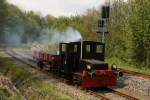 Eisenbahnmuseum Schwarzenberg K� 0049 bei der Lokpaarade im Eisenbahnmuseum Schwarzenberg.(16.05.2010)