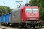 Die 145-CL 001 der Arcelor durchf�hrt Duisburg Neudorf am 07.07.2010 ...