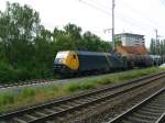 Die D�nische EG 3107 zieht einen G�terzug durch Elmshorn. 1. ...