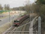 EN57-804 als Zug der Linie S9 man�vriert in Warszawa Koło. ...
