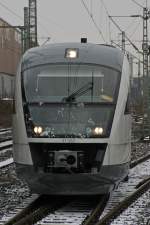 ERB Eurobahn RE 13 Ersatzverkehr:Eurobahn VT 562 und VT 2000 am 13.2.10 in D�sseldorf Hbf