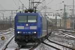 RE 13 Ersatzverkehr:Eurobahn 185-CL 008 am 13.2.10 in D�sseldorf Hbf ...