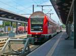 Eine RB von Sangerhausen zur R�ckfahrt nach Halle (Saale) Hbf ...