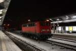 115 205 am 11.02.2012 als Heizlok in Erfurt HBF.  ...