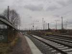 Ein Teil der Einfahrtsgleise zum DB Werk Erfurt; 22.01.2012  ...