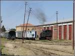 Eritrean Railways 440.008 rangiert in Asmara.