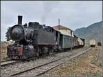 Eritrean Railway steamtrain special mit Mallettlok 442.56 in Nefasit.