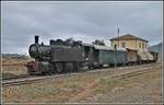 Eritrean Railway steamtrain special mit Mallettlok 442.56 in Nefasit.