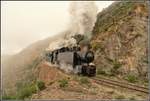 Eritrean Railways steamtrain special mit der Malletlok 442.56 zwischen Lessa und Arbaroba.