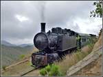 Eritrean Railways steamtrain special mit der Malletlok 442.56 zwischen Lessa und Arbaroba.