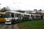 essen EVAG 1159 nach Borbeck Germaniaplatz mit der Linie 101 in Essen Bredeney.
Der Wagen wirbt f�rs Weltkulturerbe Zeche Zollverein.
2.11.2009