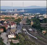 . Stadtlandschaft mit Bahn ...  Gisela, Matthias und Jonas Frey 25.05.2011
