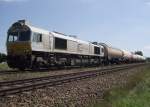 247 044-1 der Euro Cargo Rail steht am 17. Augsut ...