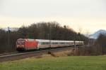 Die DB 101 129-5 ...  C. Eisenschink 07.02.2012