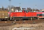 294 655-6 bei Rangierarbeiten im Bf Euskirchen - 07.02.2012  ...