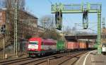 420 11 der EVB poltert am Morgen des 07.04.10 mit ...