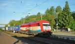 EVB Herkules 420 12 bespannte am 03.06.2010 einen Containerzug in ...