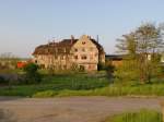 Bahnhof Belgern, Blick auf das Empfangsgeb�ude ehemalige Gleisseite, Zustand 08.05.10 ...