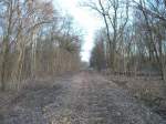 ex-kbs-296-angermunde---bad-freienwalde ex KBS 296 Angerm�nde-Bad Freienwalde, stillgelegt seit 1997, am 21.03.2009 auf H�he der Br�cke der L28 in Blickrichtung Neuk�nkendorf, Gleise sind bereits entfernt worden