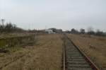 ex-kbs-296-angermunde---bad-freienwalde ex KBS 296 Angerm�nde-Bad Freienwalde, stillgelegt seit 1997, am 08.03.2009 bei L�dersdorf, Blickrichtung L�dersdorf Bahnhof