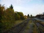 Der ehemalige WEG-Bahnhof Vaihingen ...  Rick Eichner 06.11.2011